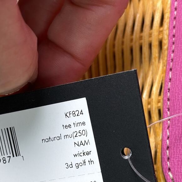 NWT Kate Spade Tee Time Wicker 3D Windmill Top-handle Bag - Picture 16 of 16